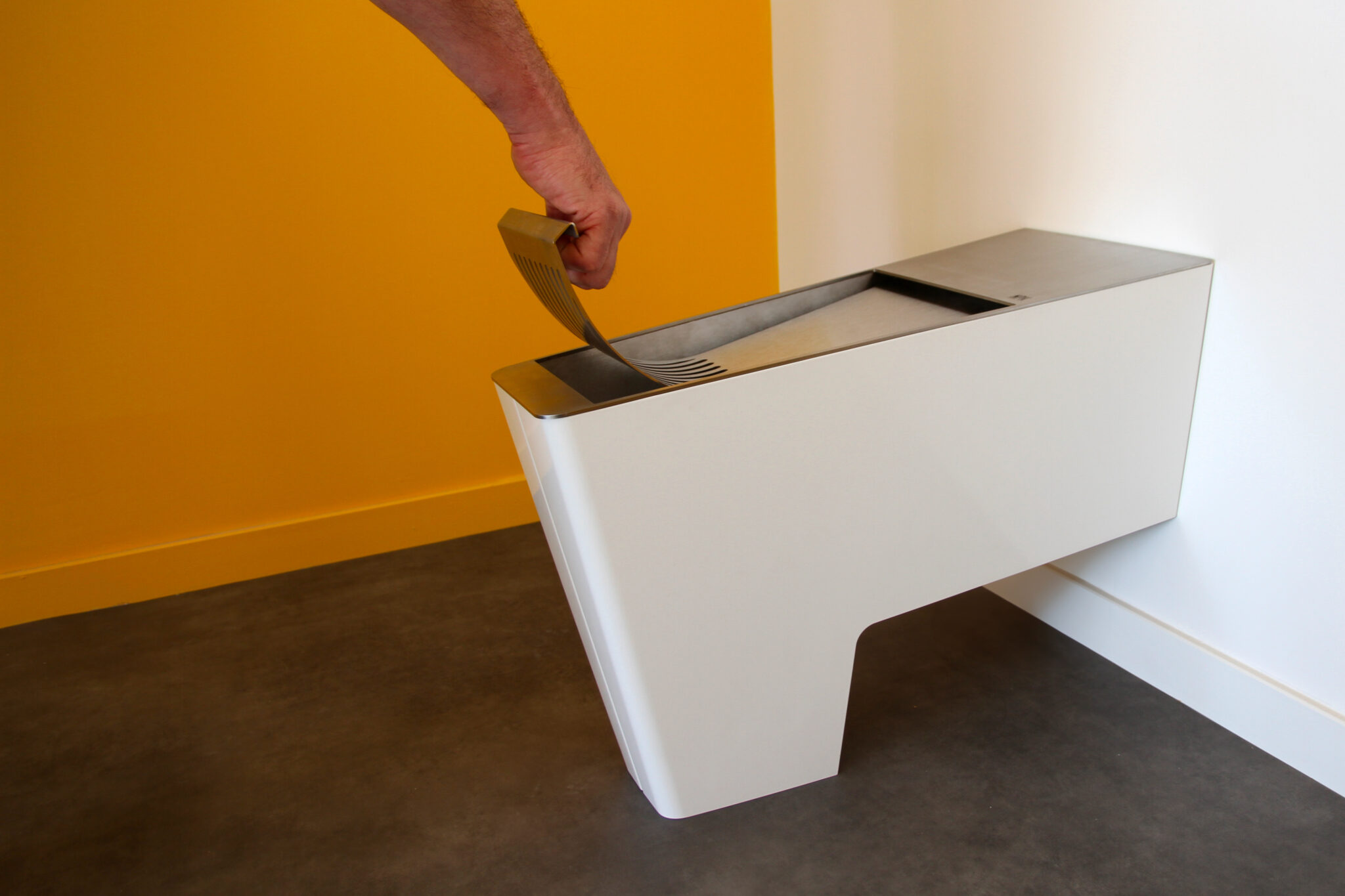 Urinoir Portable Sans Eau – Installation Murale, Couvercle Anti-odeurs, Pour Garage, Jardin, Camping, Chantier