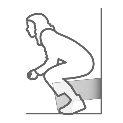 NPK Woman | Female dry urinal (without water) | Suggested SQUAT position for urinating