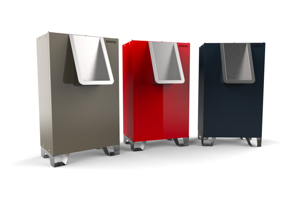 Mini Uritrottoir | Compact waterless urban urinal, 30 to 120L