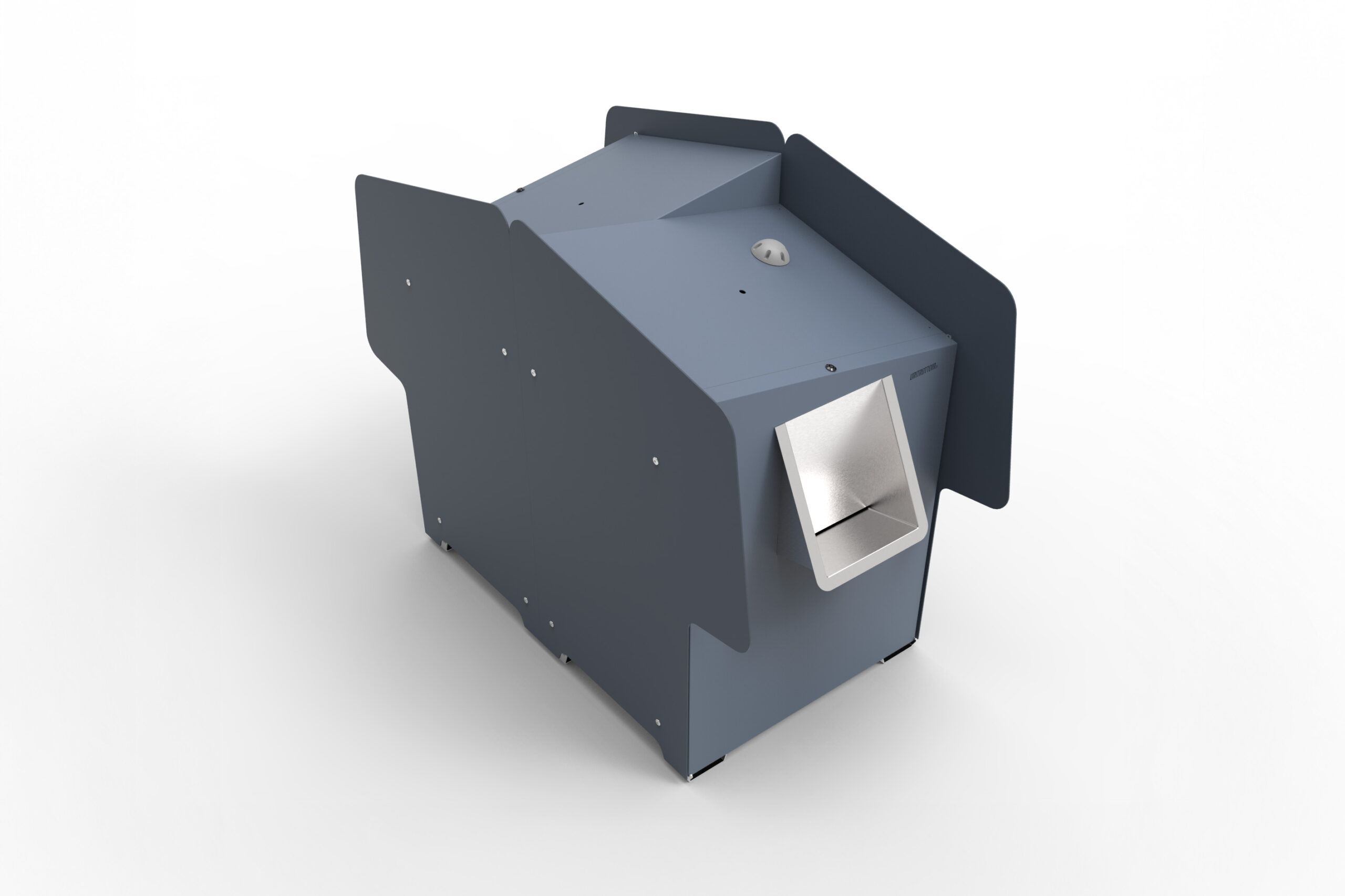 Deux uritrottoirs positionnés dos à dos avec réservoirs connectés pour une capacité totale de 440 litres